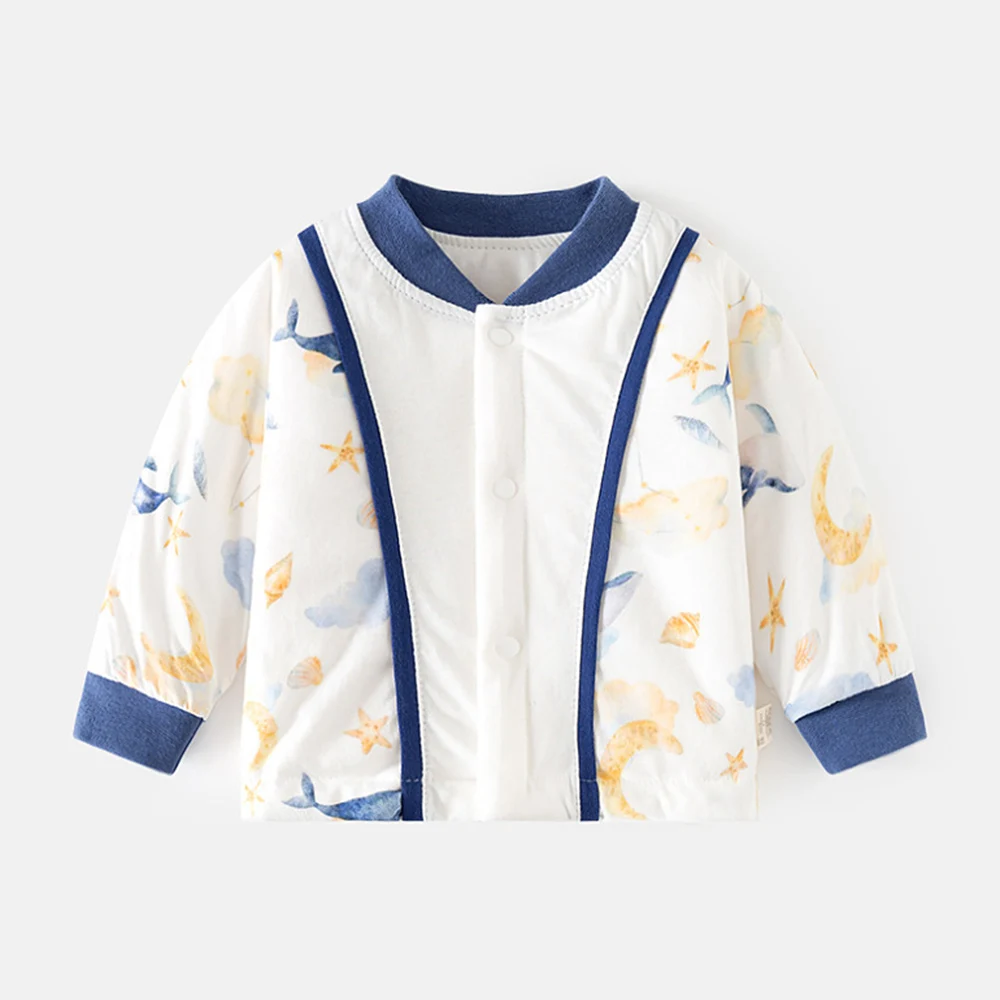 Baby Boy Long Sleeve T Shirts Quilted Thick Warm Winter Newborn Clothes Christmas Baby Girl Tops High Quality