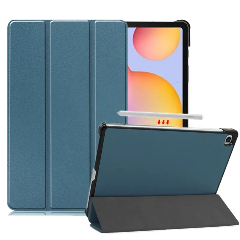 Smart Case Per Samsung Galaxy Tab S6 Lite P610 Sm-P610 Sm-P615 Tablet Hard Pc S6 Lite Funda Cover Per Samsung Tab S6 Lite Case