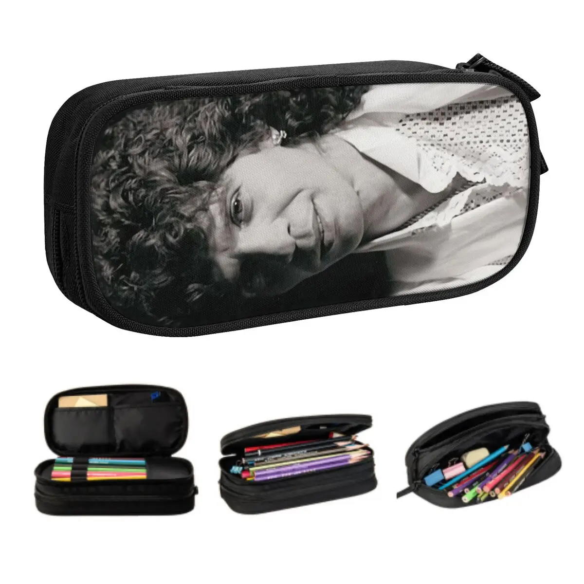 

Милые индивидуальные пеналы для карандашей с изображением фламенко-певицы, Камерона, Ла-Исла, Большой Вместительный пенал для девочек и мальчиков, канцелярские принадлежности для студентов