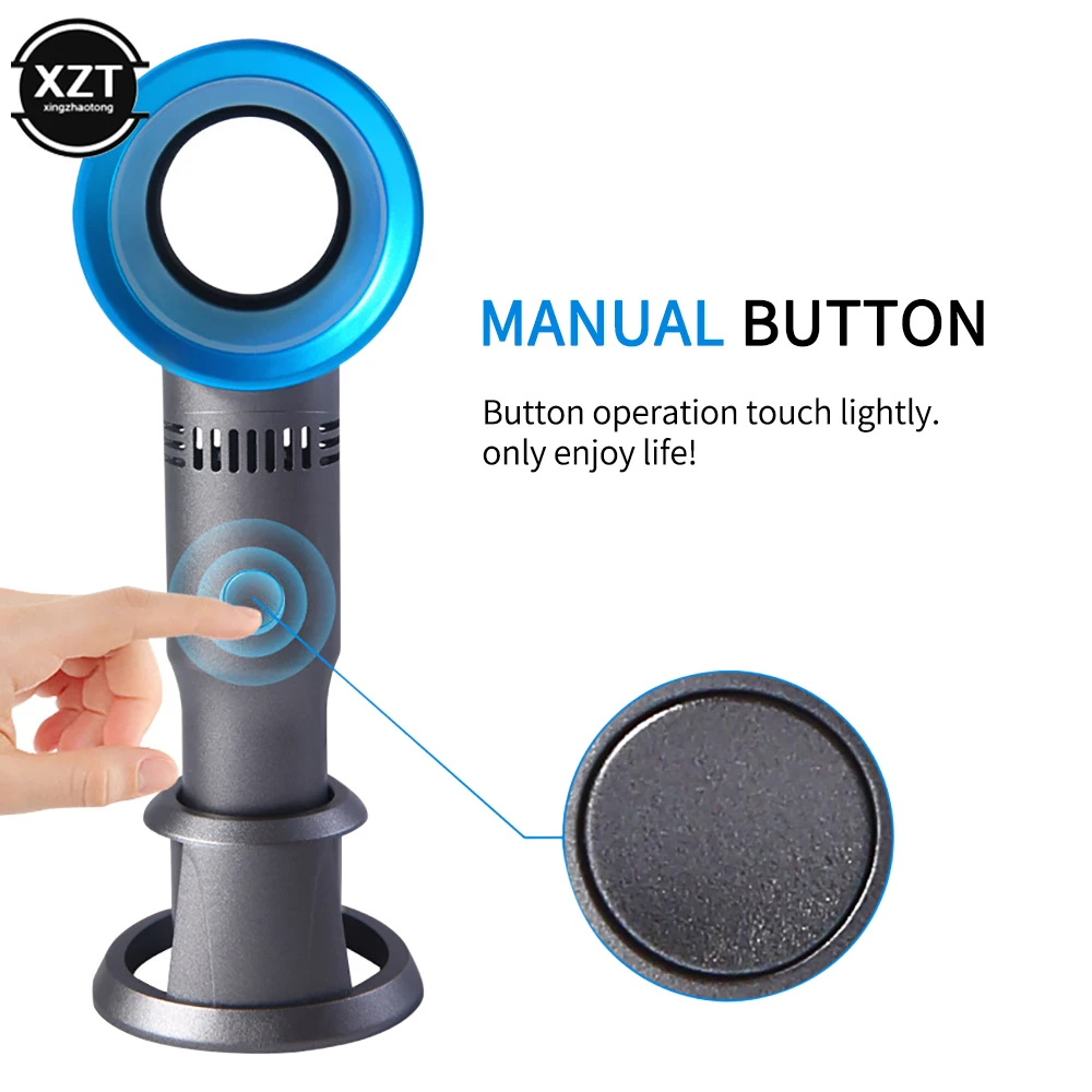 Portable Mini Electric Fan Handheld Fans USB Desk Fan Rechargeable Battery Powered for Home Office Camping and Travel