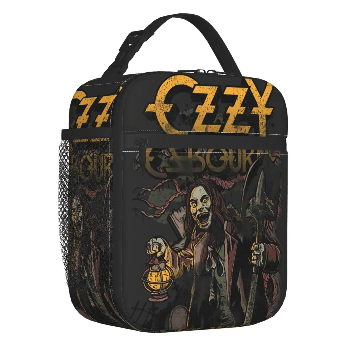 

Ozzy Osbourne Prince Of Darkness Resuable Lunch Box for Women Leakproof Thermal Cooler Food Insulated Lunch Bag School Children