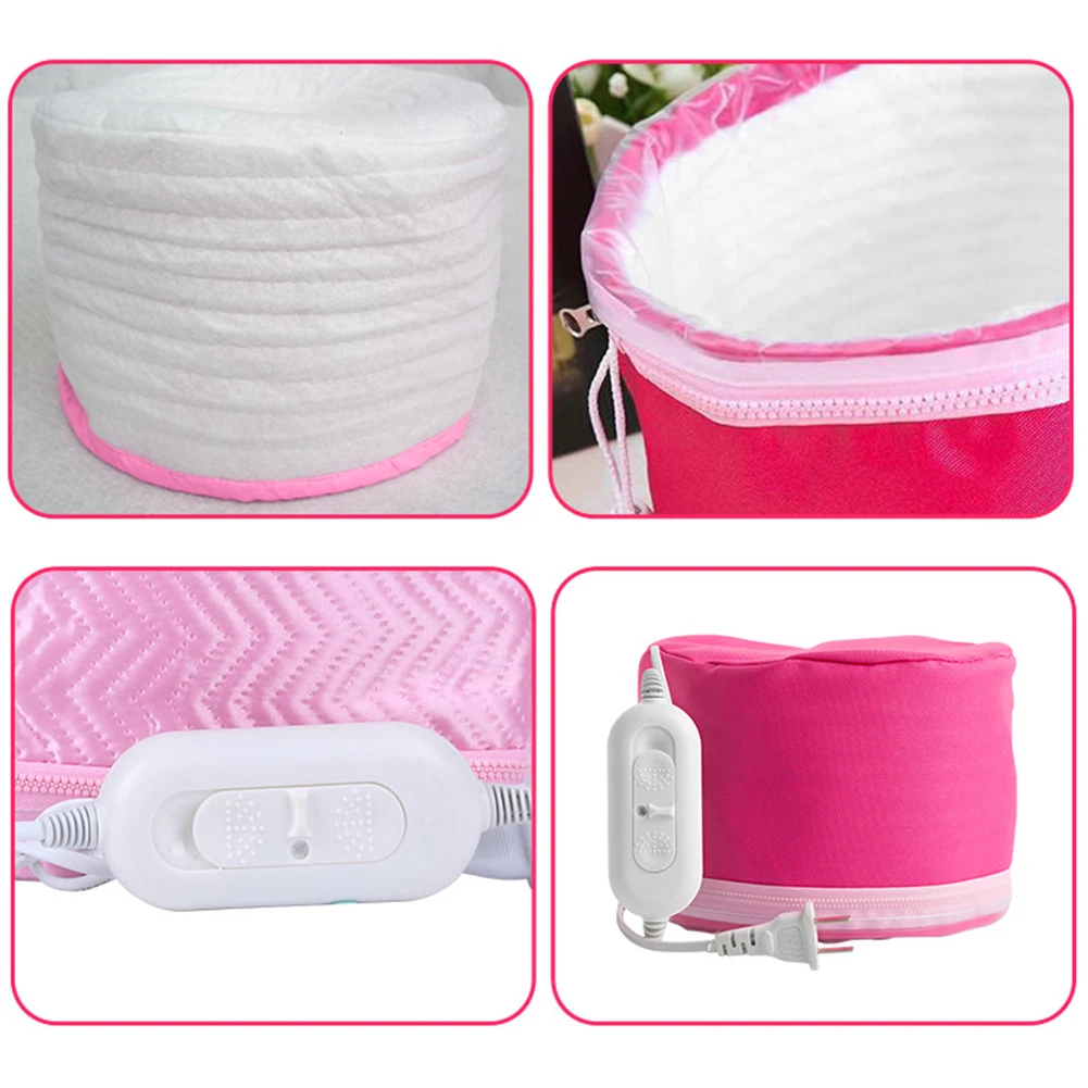 220V Hair Heat Treatment Cap Hair Steamer Cap Electric with Intelligent Protection for Spa Home Use Gift for Women