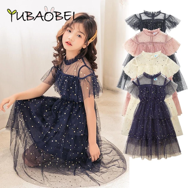 High Grade Embroidered Princess Evening Dress Kids Flower Wedding Gown For 10  Years Girls Birthday Party