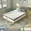 8 Inch Maxima Hybrid Mattress, Full Size, Cooling Gel Infused Memory Foam and Innerspring Mattress, Bed in a Box, White & Gray 3