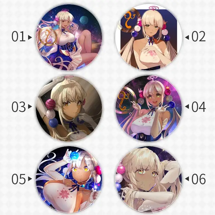 Tsukumo Sana Ch значок брошь Vtuber виртуальный YouTuber якорь периферийная булавка лацкан герой металлическое украшение подарок на день рождения