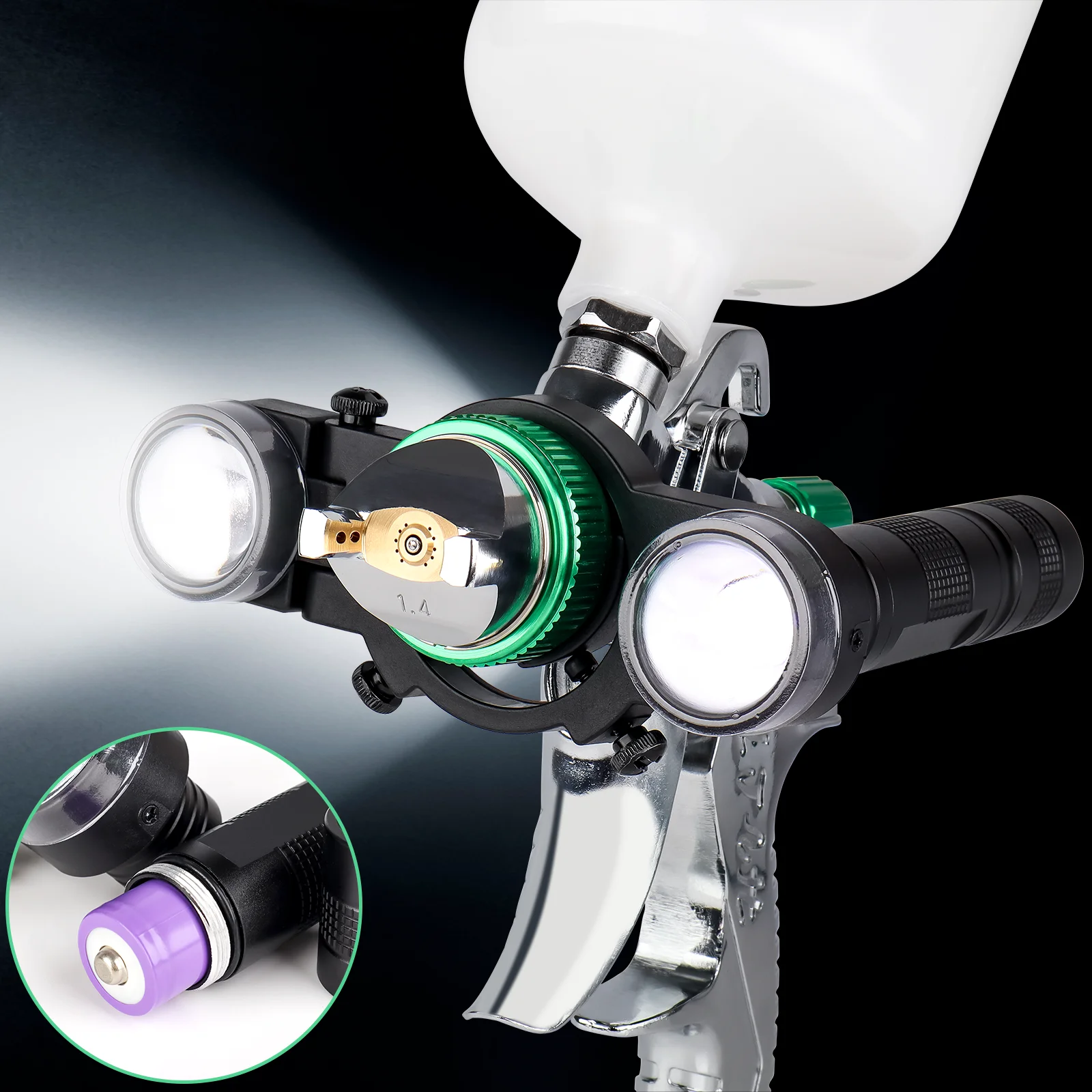 PaintSprayGunLightSprayPaintGunLightCarPaintGunUltra