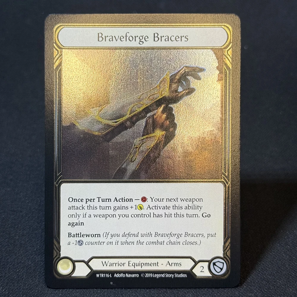 FAB Cold Foil Proxy Card Runechant Seismic Surge Uzuri Will of