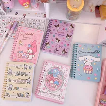 

Kawaii Japanese Style Cute Cartoon Printed Pattern Notebook Coil Hand Account Notepad Diary Student Notebook Planner