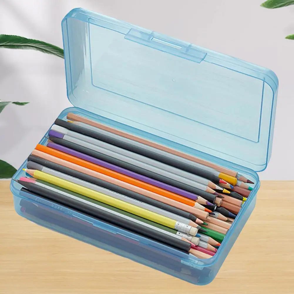 

Прочный стилус, яркий прозрачный стилус, Универсальный прозрачный органайзер для хранения для студентов, большой емкости для мальчиков