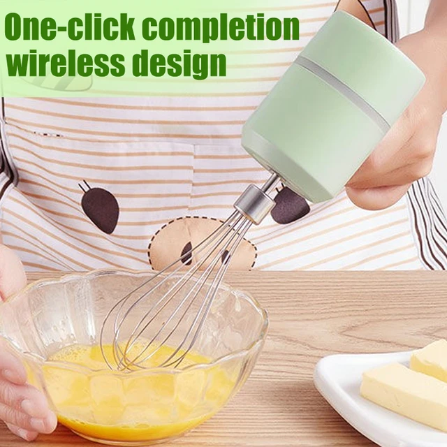 Wireless 3 Speed Mini Mixer Electric Food Blender Handheld Mixer