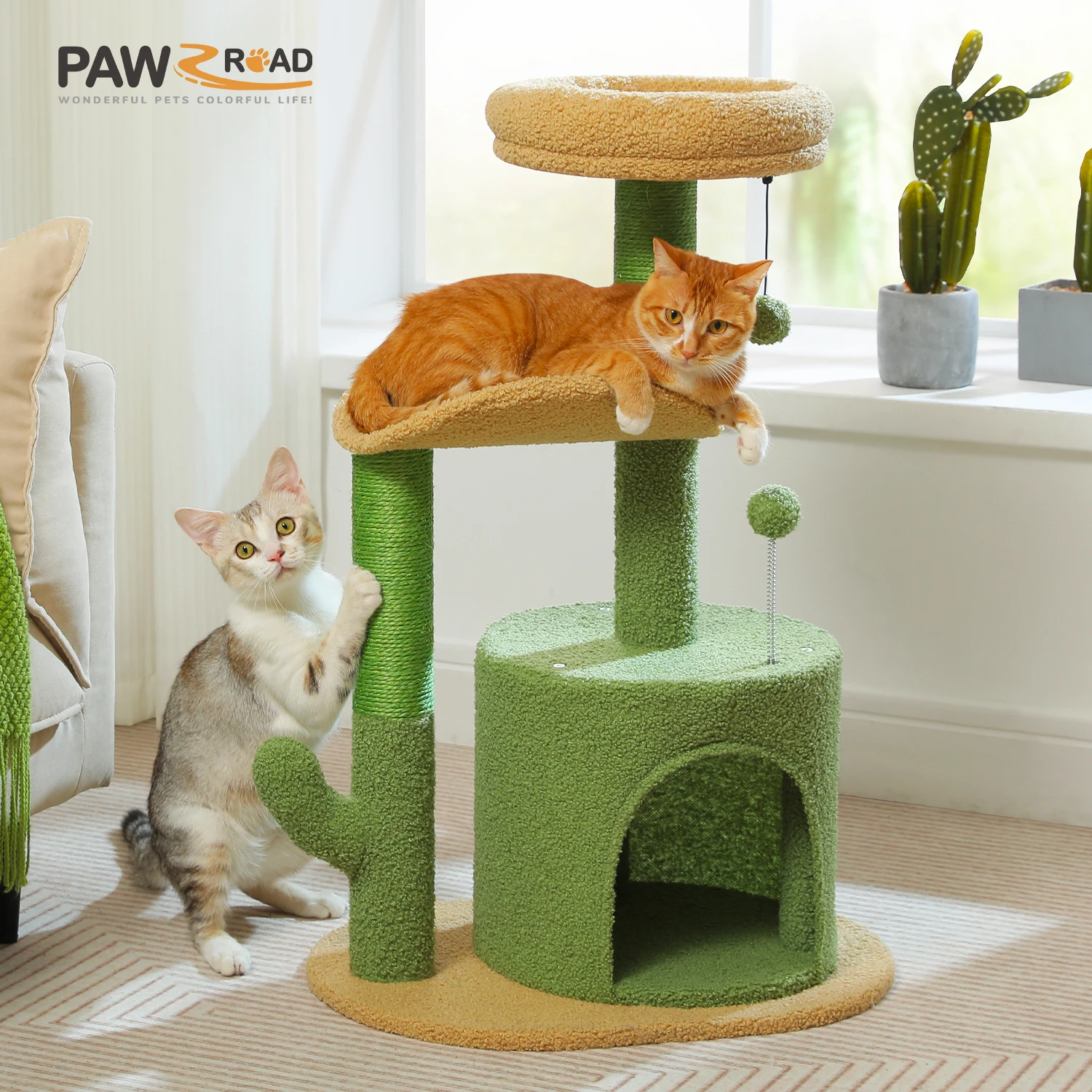 Flower Cat Tower Tree 4