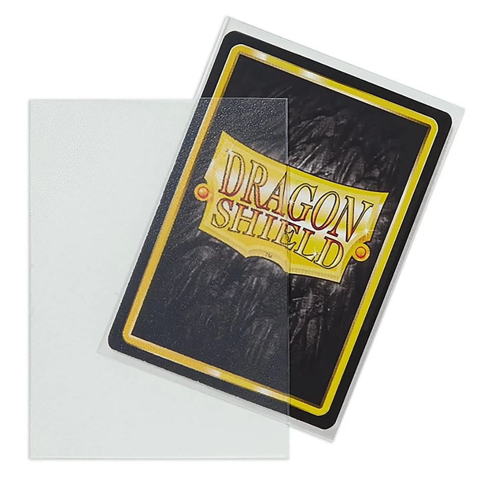 100 PCS/BOX Standard Size Dragon Shield New Sleeves 63X88Mm Clear Matting  Card C