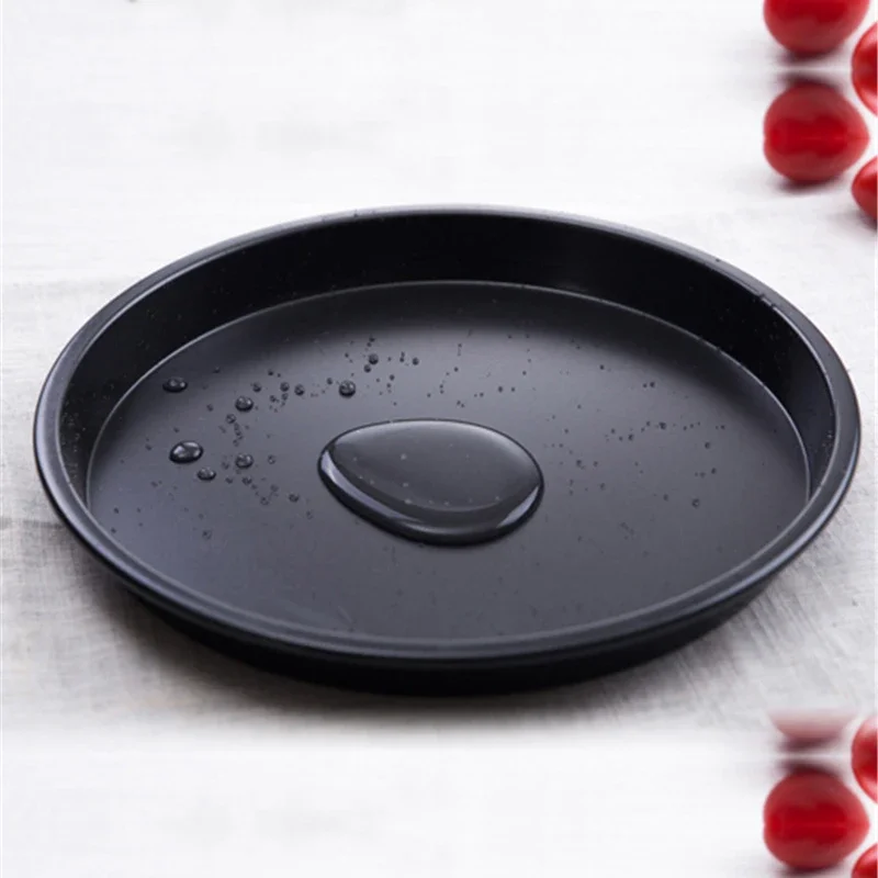 Premium Non-Stick Pizza Pan Bakeware 6 to 12inch Carbon Steel Pizza Plate Round Deep Dish Pan Tray Mold Mould Baking Tools pizza bakeware