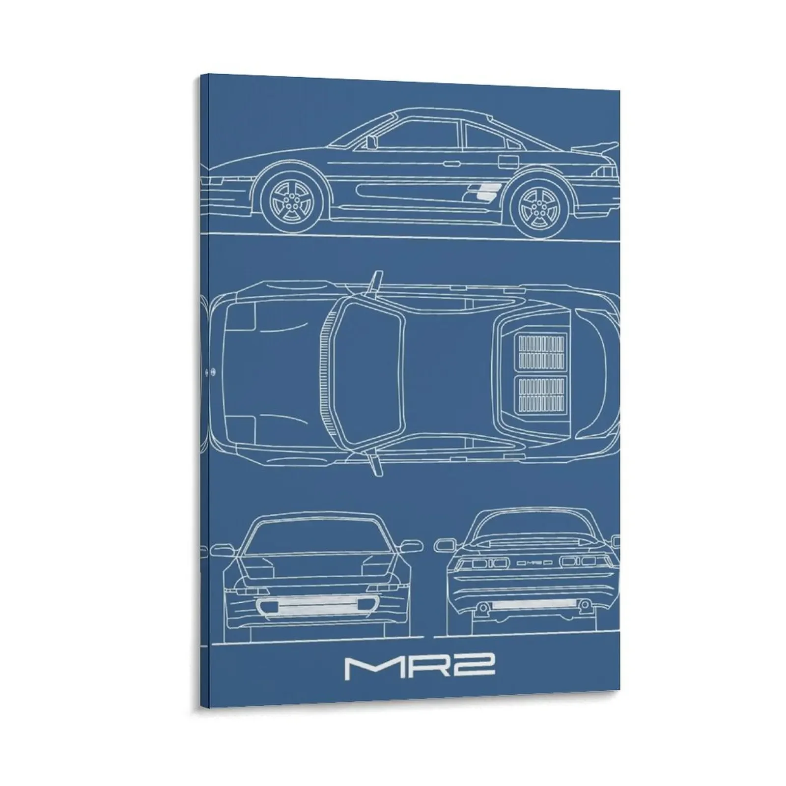 

The MR2 Blueprint Canvas Painting home decorations anime wallpapers home decor