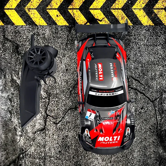 1:14 Scale Drift Car with 2.4G Remote Control for Racing and Stunts Remote Control GTR Model OffRoad Toy Car for Kids and Adults 5