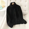 Women's Fleece Coat Winter Warm Thicken Jacket Two-Sided Wear Double-Sided Velvet Coral Fleece Coats Polar Fleece Jackets 6