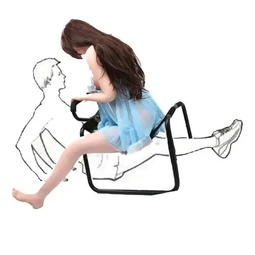 Stretch Chair Stool Inflatable Handle BDSM Sex Love Positions Aid Sofa Bouncing Wedge Cushion Chair with Ramp Adult Furniture
