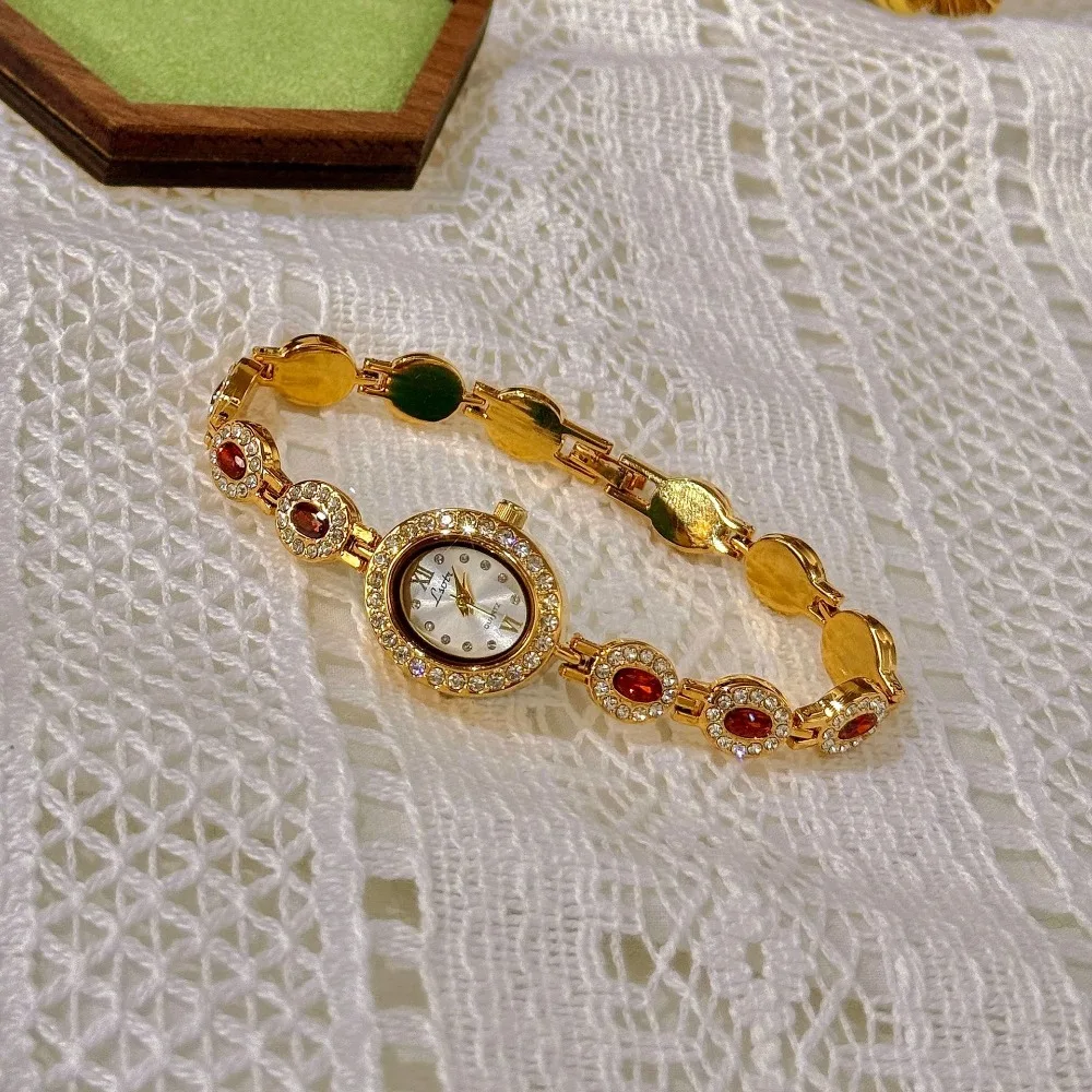Gold Women Bracelet Watches Top Brand Luxury Rhinestone Ladies Wrist Quartz Watches Elegant Dress Female Clock Relogio Feminino