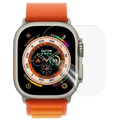 Soft TPU Clear Protective Film for Apple Watch 49mm - Hydrogel Screen Protector Accessories (3PCS)