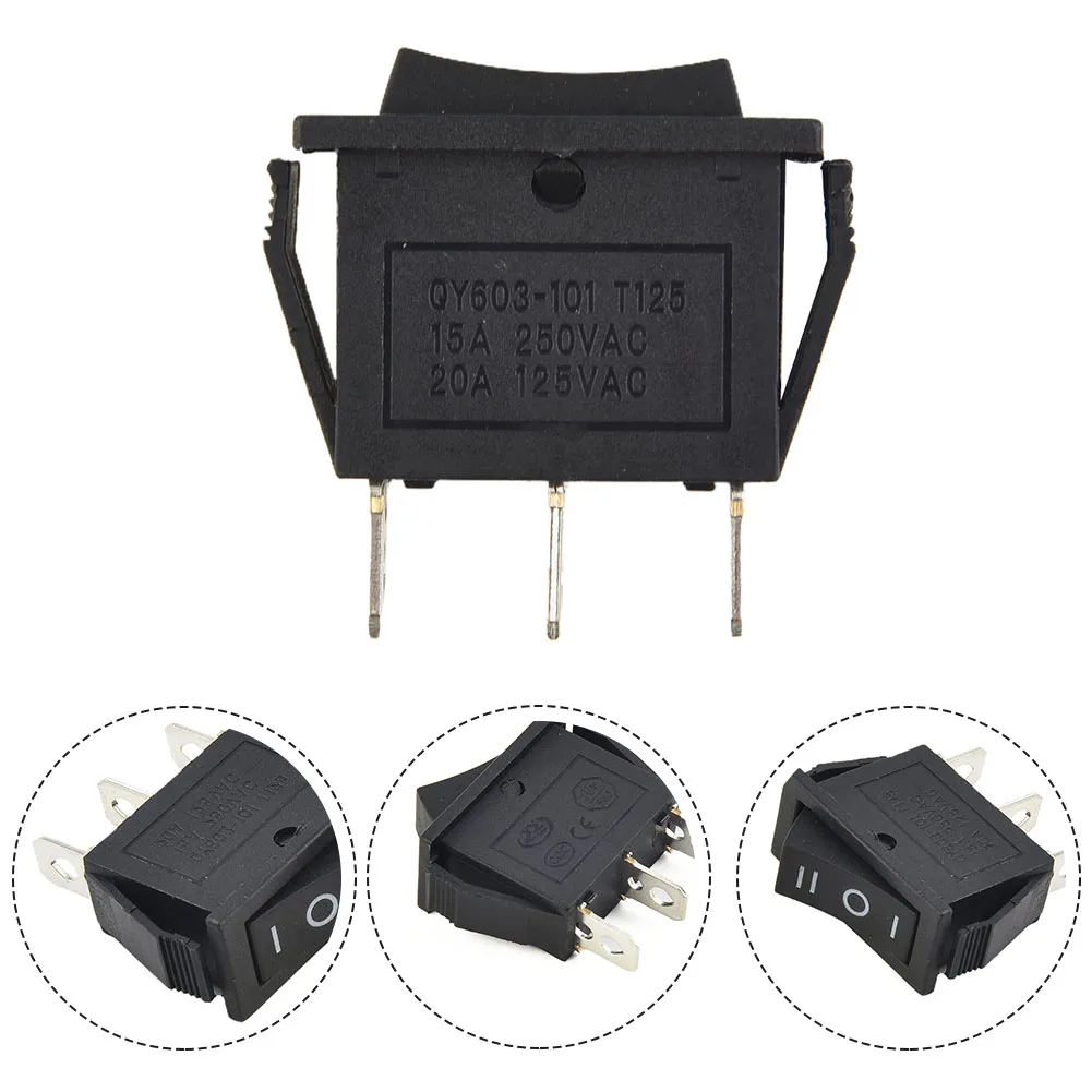 

Brand New Durable Replacement Useful Rocker Switches Part Rectangle SPDT KCD3-101/3P 12V 16A 250VAC 3 Position