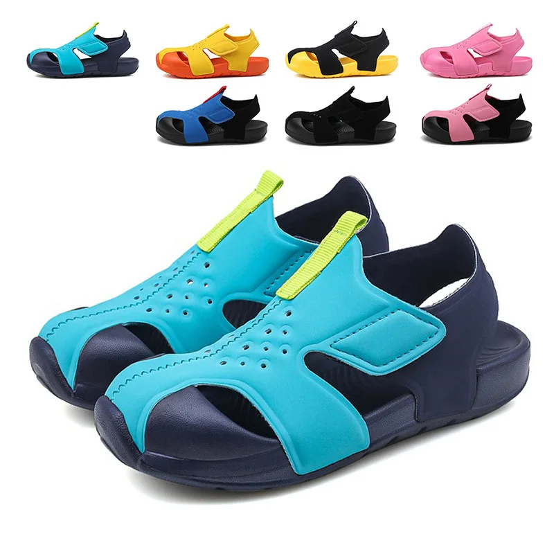

Fashion Summer Children Sandals Sports Leisure Little Kids Beach Shoes EVA Soft Sole Non-Slip Girls And Boy's Sandals Size 22-32