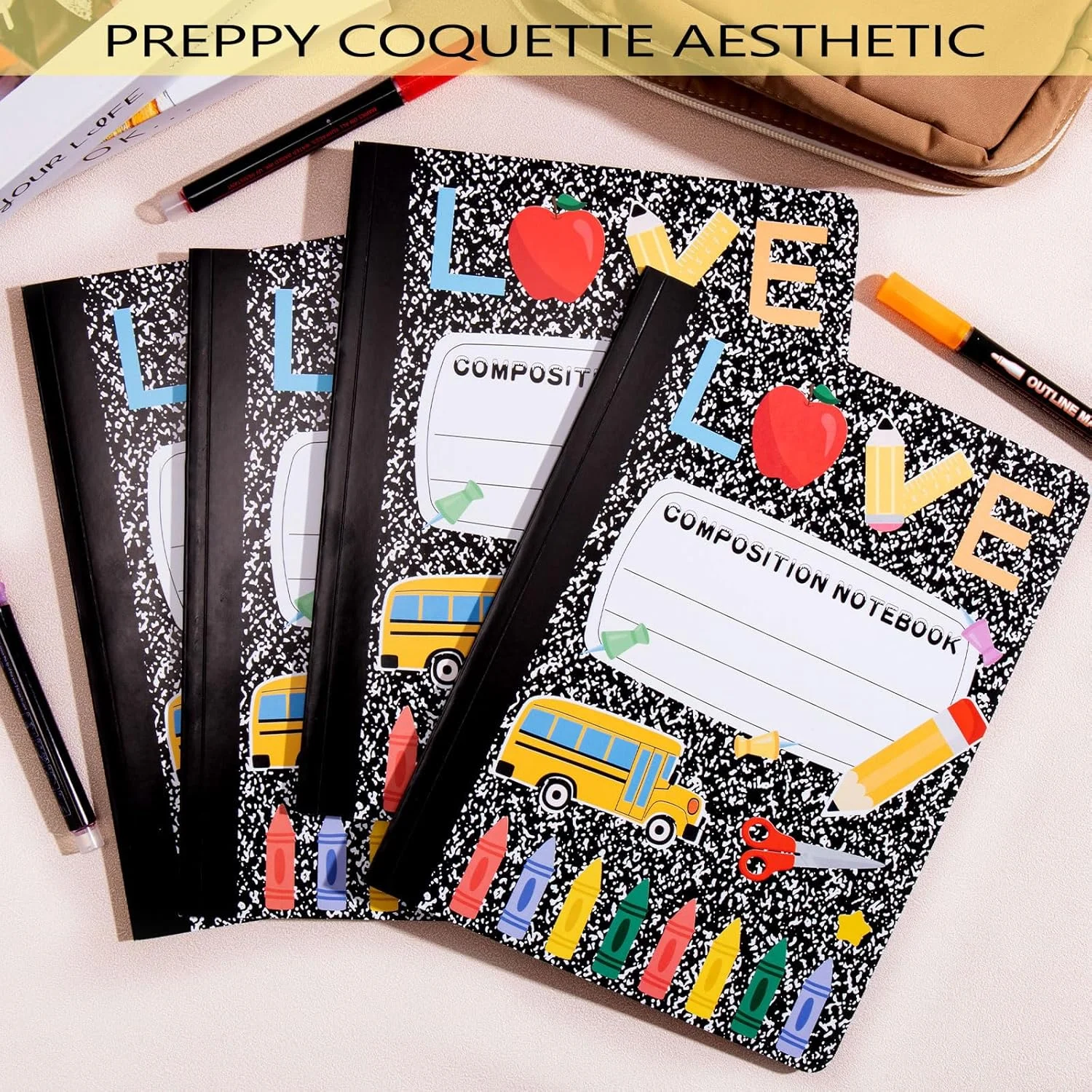 24*19cmMarbleRainbowPreppyCompositionNotebookCollegeRuledPaper80Pages(40Sheets)ForOfficeStudentPlannerAgenda-AliExpress21