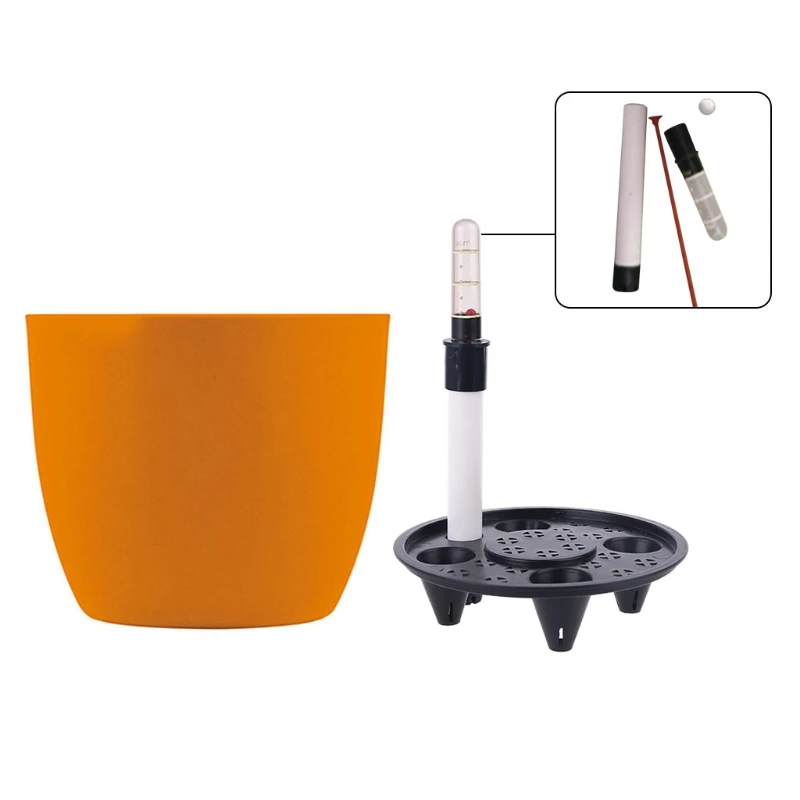 PP Self Watering Flower Pots with Water Level Indicators