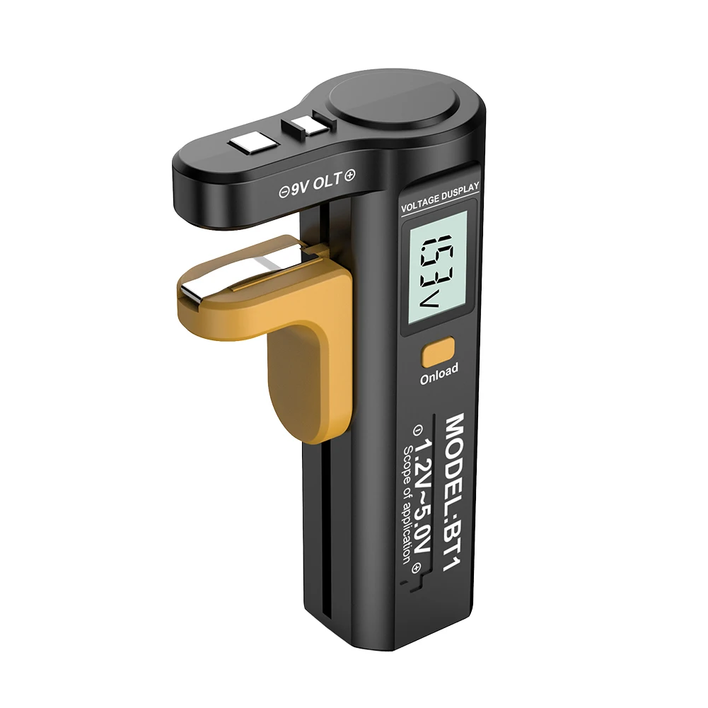 LCD Digital Battery Tester Battery Capacity Check Detector Volt Measure Measurements Tester AA/AAA/C/D Button Cell Measurement