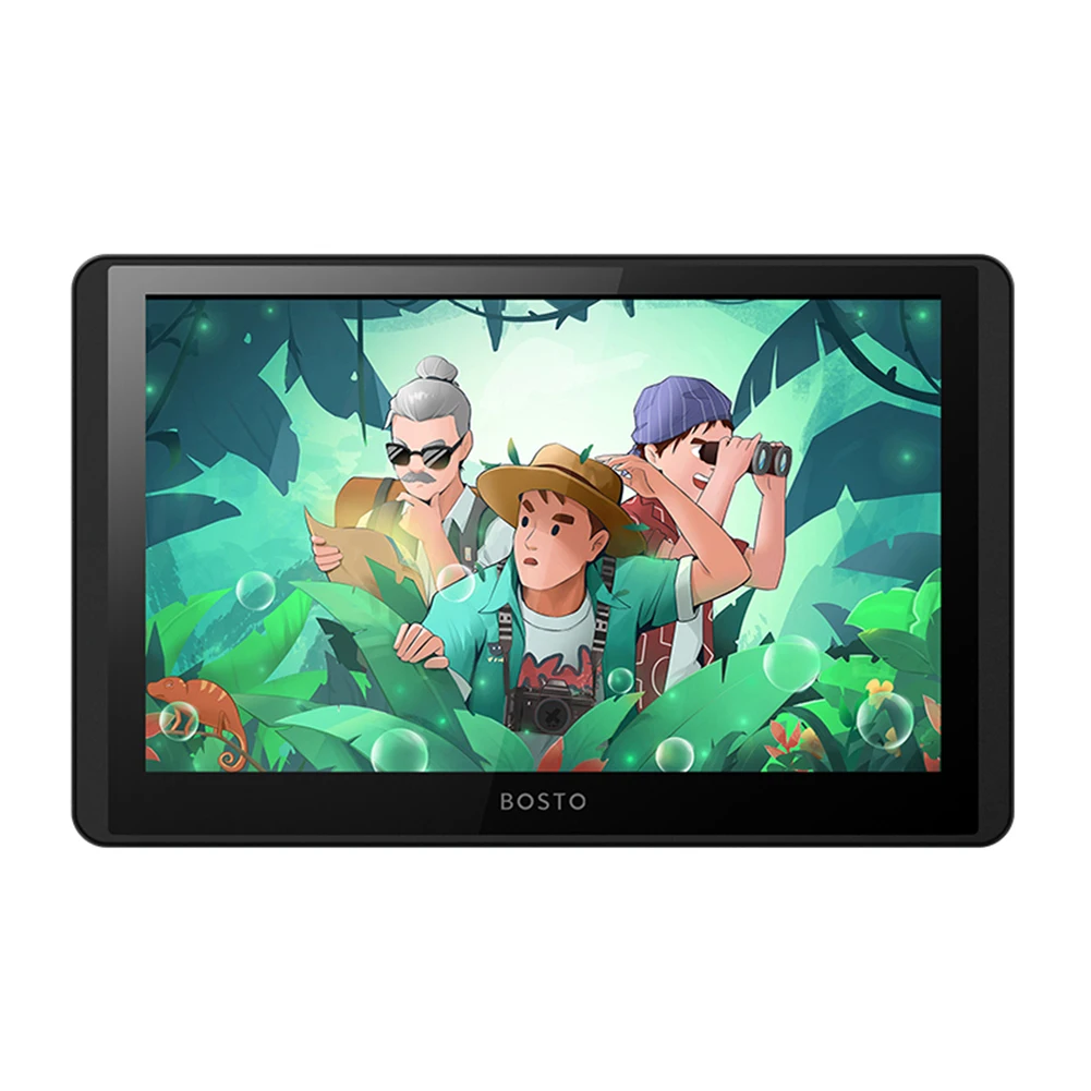 H-IPS LCD 그래픽 드로잉 태블릿 모니터, 디지털 아트 드로잉 패드, Windows MacOS와 호환 가능, 12HD-A, 11.6 인치, 1366x768 디스플레이