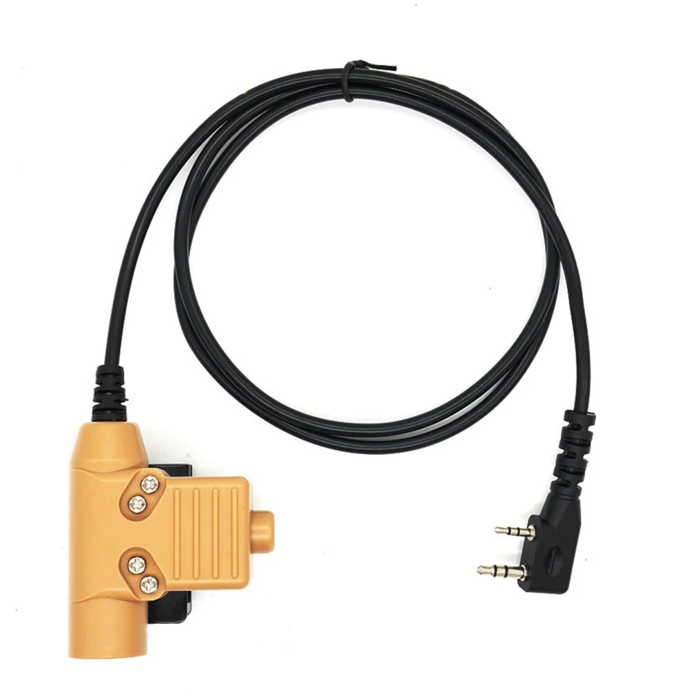 

Tactical U94 PTT Headphone Connector Converter ABS Communication Headset Intercom Accessories for Baofeng UV-5R/888S KD-C1