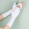 Summer Cycling Gloves Fingerless/Half Finger  Fitness Fishing Women Men Spring Gym Breathable Elastic Sport Bicycle Gloves 2