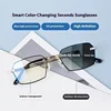 Photochromic Reading Glasses Multi Functional Sunglasses HD Anti Blue Light Anti Fatigue Reading Glasses Are Versatile 1