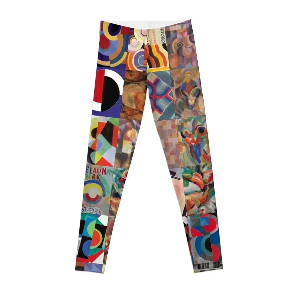 

Женские леггинсы для фитнеса Sonia Delaunay