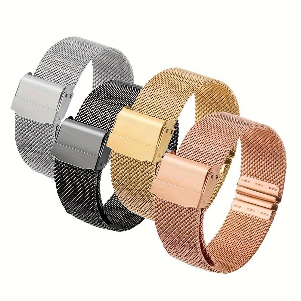 Stainless Steel Milanese Mesh Quick Release Watch Strap
