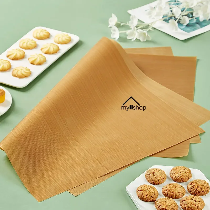 Baking Cloth 1pcs Reusable Resistant Baking Sheets Non-stick Baking Mat Oil-proof Paper Cloth Oven Pad Fiberglass Cloth Plate Tools