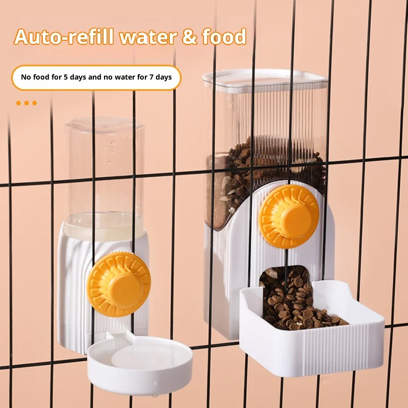 520ML Automatic Water Bottle for Rabbits Dutch Pigs Chinchillas & Hedgehogs Silent Large Capacity Pet Waterer Refill Feature