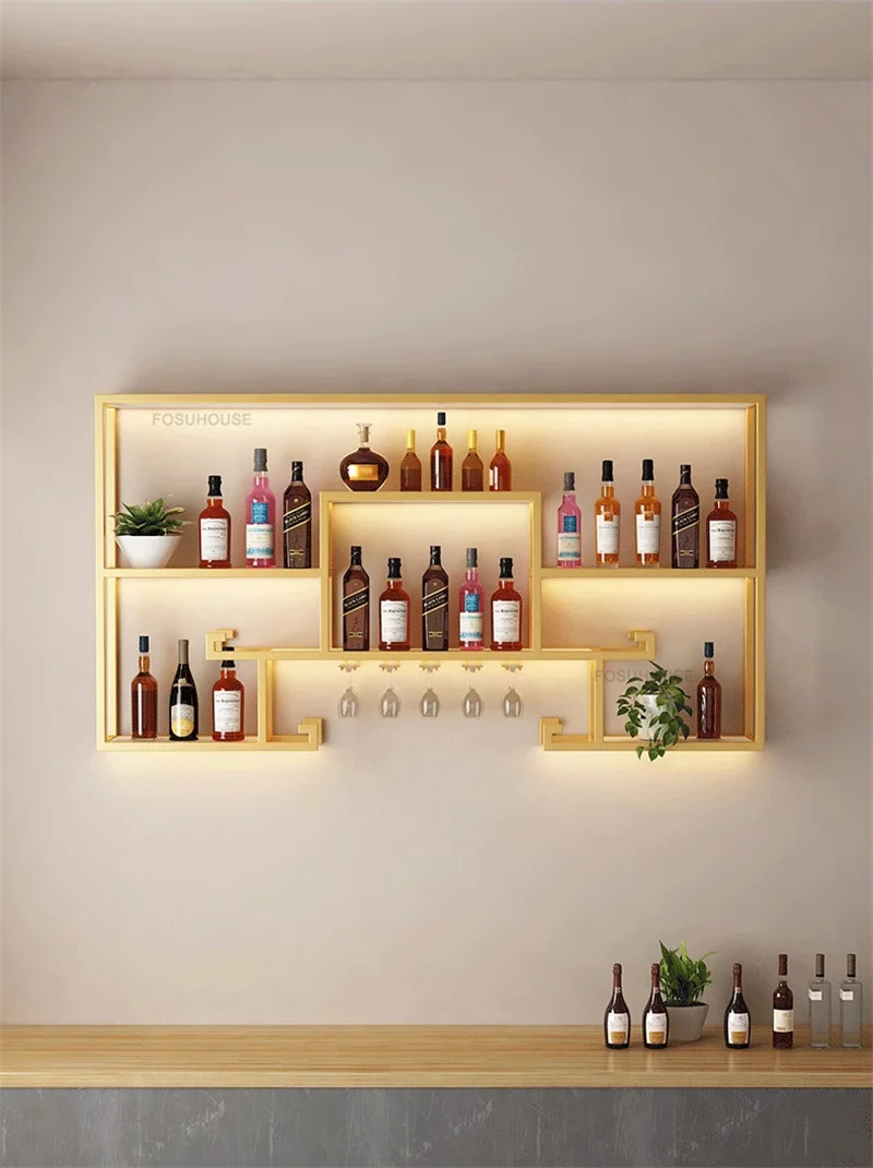 Bar Cabinet Hanging Wine Bar Wall Bar Unit Bar Cabinet With