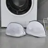 Mesh Laundry Bag With Zipper Ventilated Thickened Shoes Wash Bag Anti-winding Coat Socks Bras Washing Machine Laundry Pouch 2