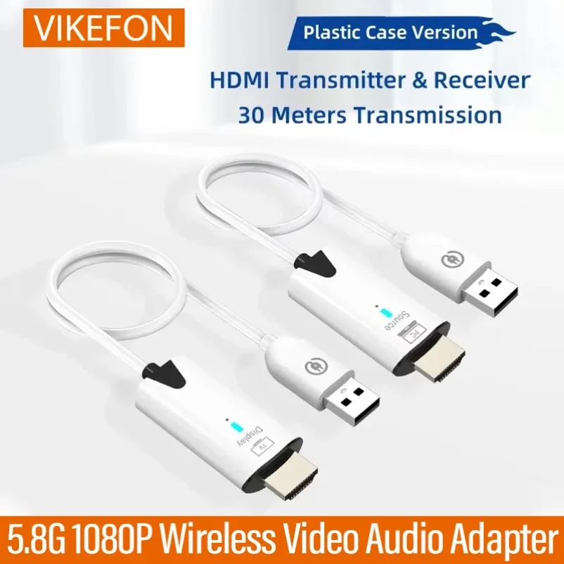 5.8G 1080P 30M Wireless HDMI Transmitter Receiver Extender