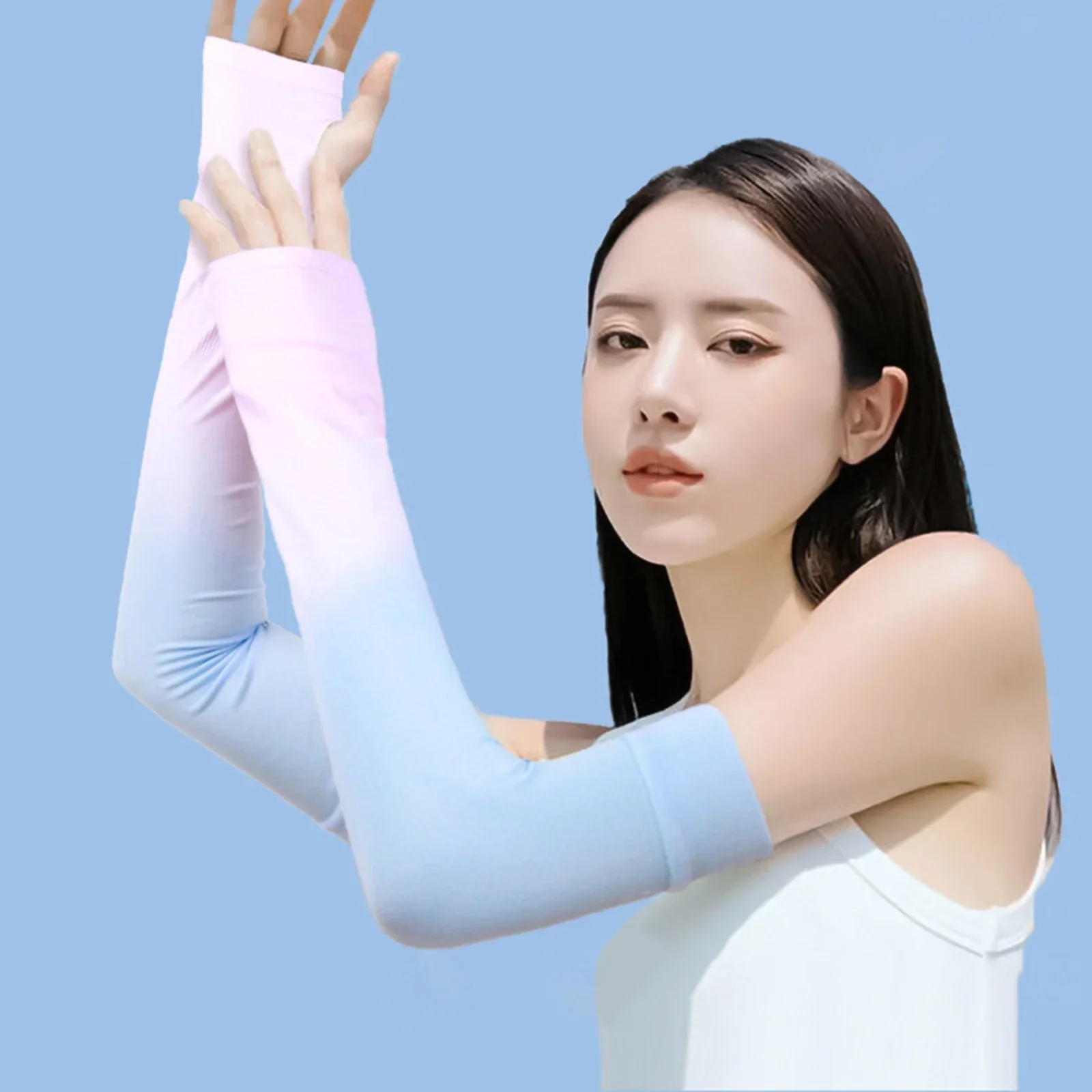 Outdoor Cycling Arm Sleeves | Ultra-Thin Quick Dry | Half-Finger Unisex Design | Outdoor Wear