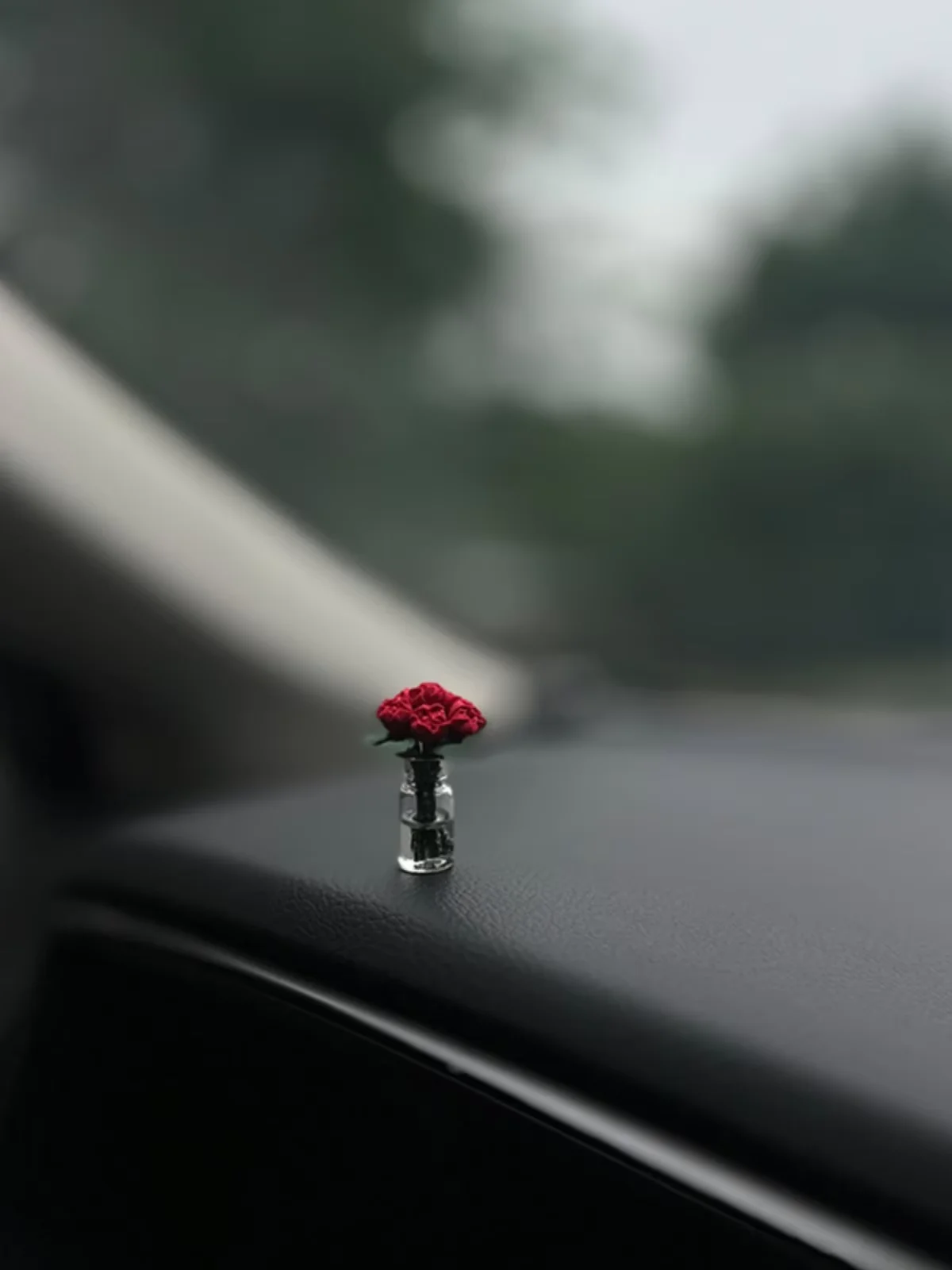 Simpatica decorazione interna per auto Mini vaso di girasole rosa Ornamenti decorativi per console centrale automatica per accessori regali per auto - Image 4