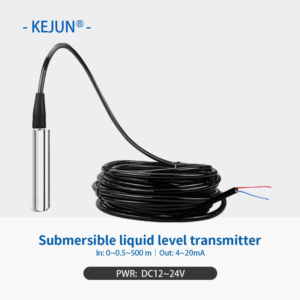 SubmersibleLiquidLevelSensorWaterTankPressureTransmitter420mAHydrostaticalWaterRiver