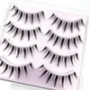 Mikiwi Manga Lashes, japanese Clear Band Multipack False Eyelashes Natural Look, Anime Strip Lashes, Wispy Lashes 6
