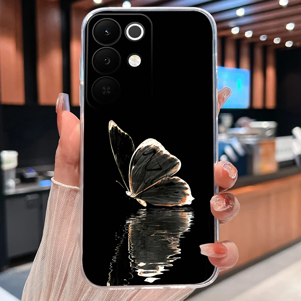 Colorful Patterned Clear Soft Silicone Phone Cover - Lightweight and Stylish Case