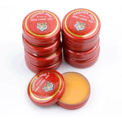 30/60pcs Tiger Balm Essential Cool Oil Antipruritic Repellent Headache Relieve Dizziness Solid Balm Refreshing Ointment Mint