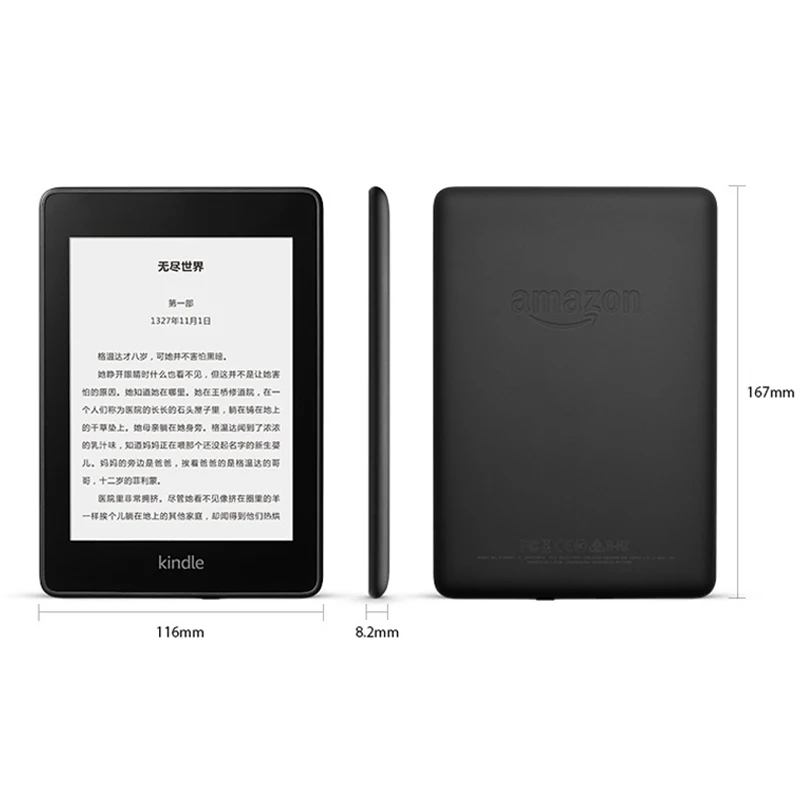 Libro electrónico  Kindle Paperwhite, 8Gb, WiFi, color Negro