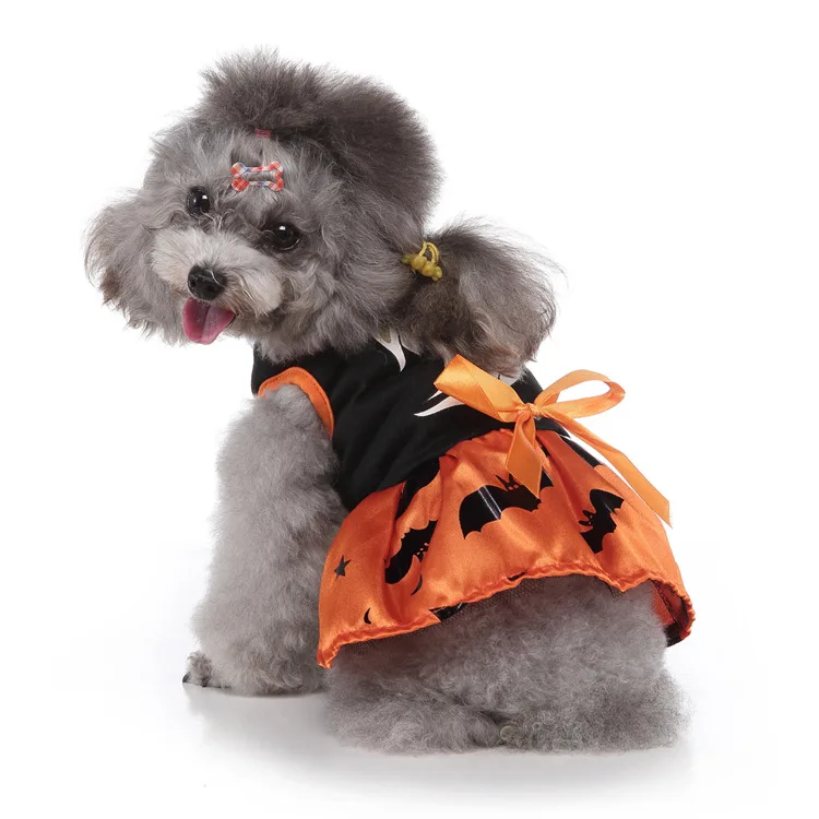 

Halloween Pet Supplies Dog Clothes Wizard Skirt Pet Dog Clothes Bat Skirt Christmas Clothes Dog Princess Dress Pet Clothes