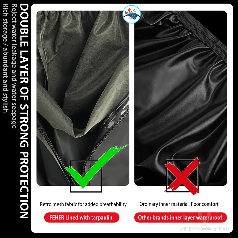 Motorcycle Shoe Cover High Tube Motorbike Rain Waterproof Reusable Cycling Bike Boot Reflective Rainproof