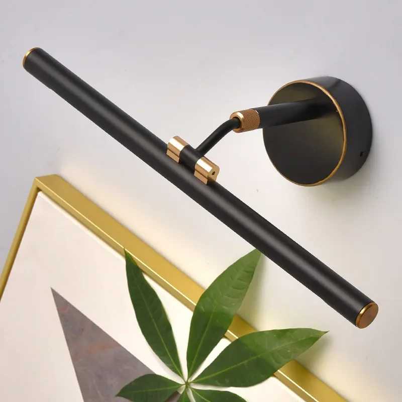 Modern LED Bathroom Mirror Light Retractable Minimalist Makeup Lighting for Bedroom Living Room Mural Light Indoor Wall Sconce