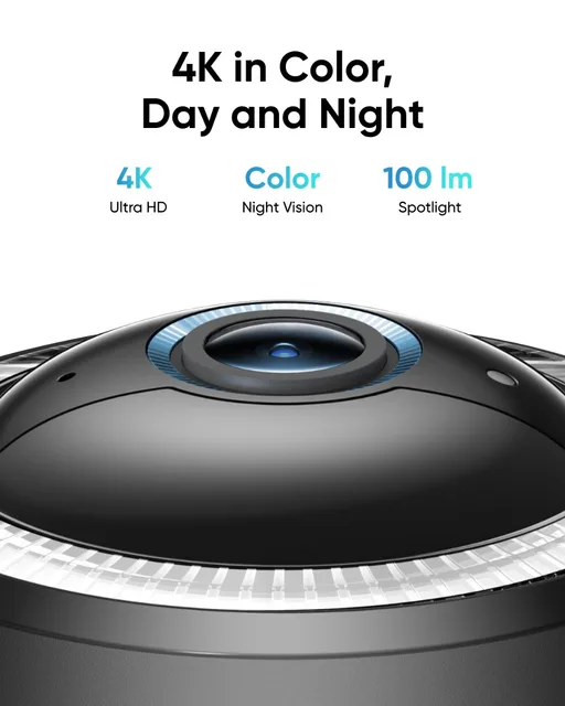 eufy Security 4G Solar Camera LTE Cam S330 4K Cellular Security Wireless Outdoor Pan & Tilt 4G Wi-Fi Duo-Mode Surveillance 3